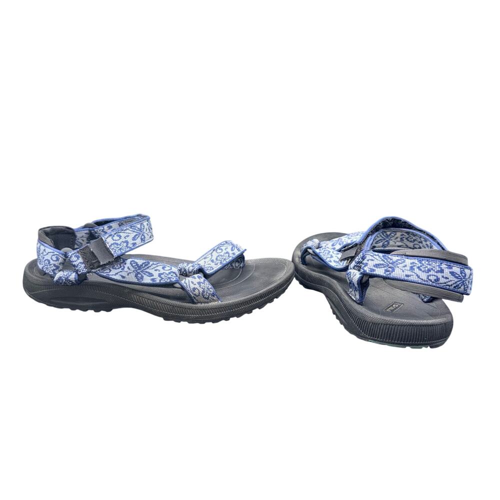 Teva Original Universal Blue Print Sport Sandals Women’s US 8 EU 39